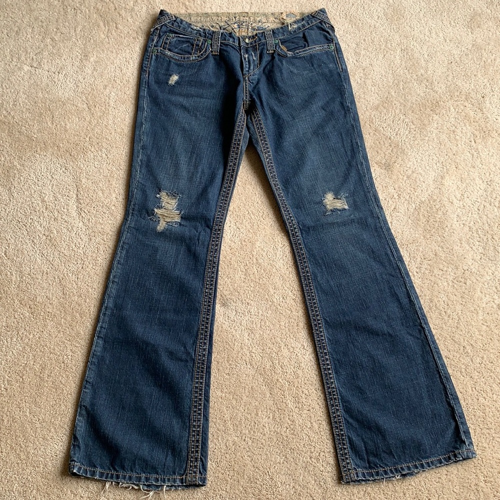 Stitch’s distressed denim